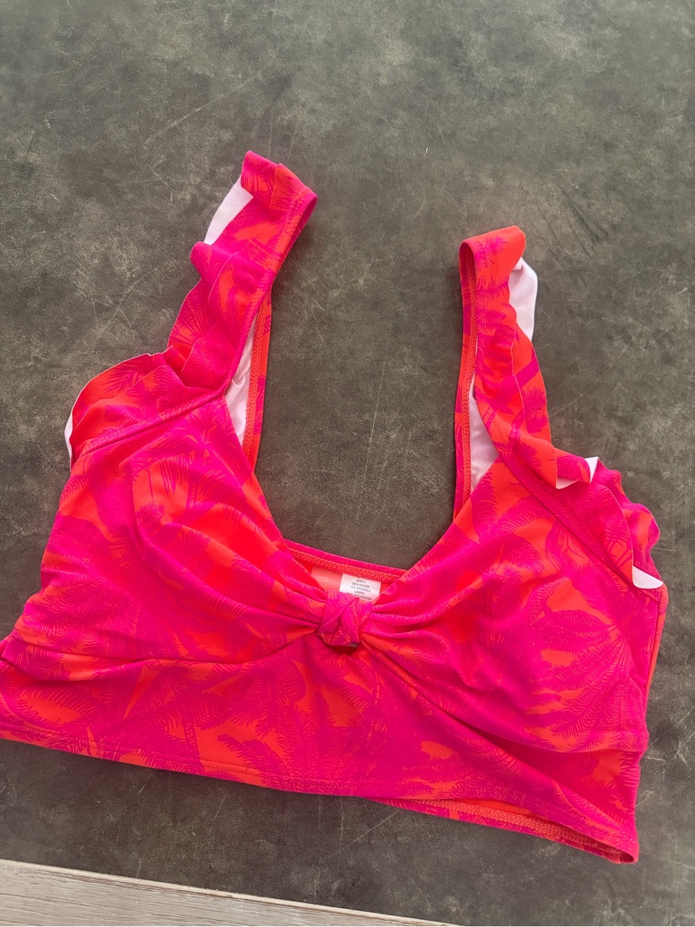 Mynah  pull on removable pad bikini top